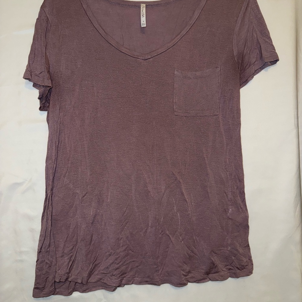 Purple Relaxed Short Sleeve Tee